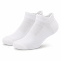 Calzini alla caviglia 39-42 in maglia elasticizzata bianchi traspiranti per sport