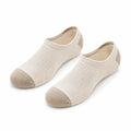 Calze invisibili 35-38 in maglia beige traspiranti