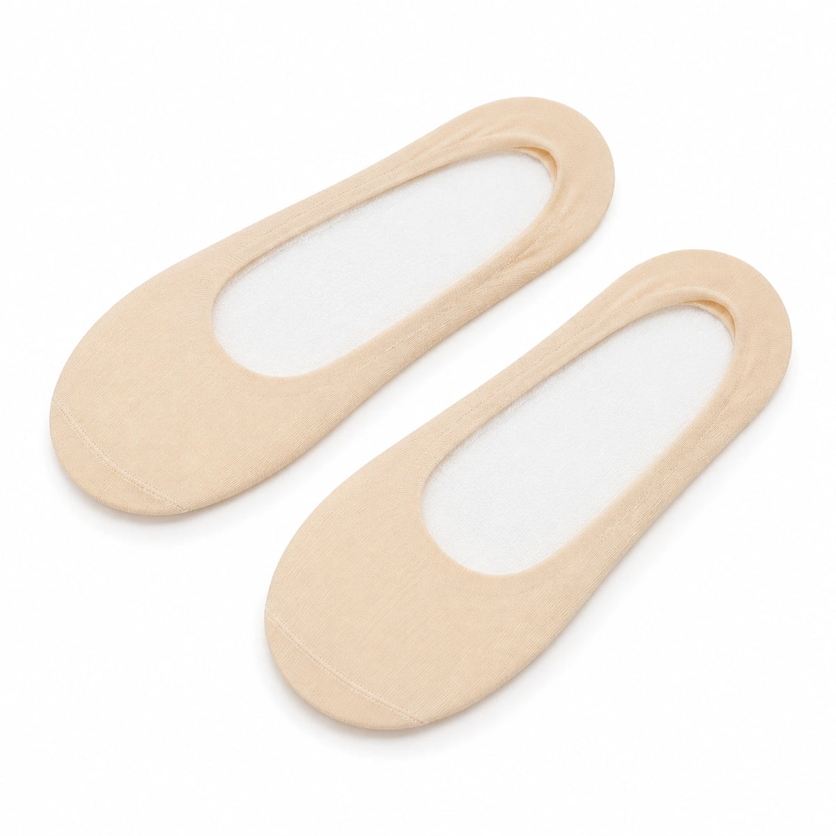 Calzini fantasmino 39-42 in tessuto beige - invisibili
