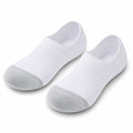 Calze invisibili 39-42 in tessuto a maglia bianco e grigio - stile essenziale