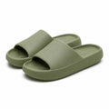 Ciabatte 36/37 in materiale sintetico espanso verde salvia - suola antiscivolo per uso quotidiano