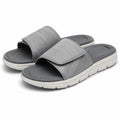 Ciabatte 40/41 grigio tessuto con suola ammortizzata - stile casual