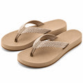 Infradito 40/41 beige in tessuto intrecciato con suola sintetica antiscivolo