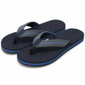 Infradito 40/41 blu navy e grigio con suola sintetica per uso estivo